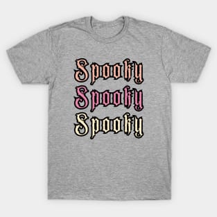 Halloween is Spooky, Spooky, Spooky Retro Pastel Style T-Shirt